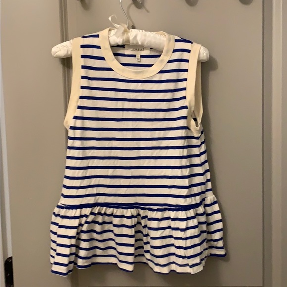 The Great blue and cream stripe tank - Picture 1 of 3